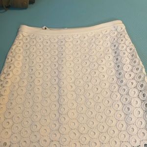 Express eyelet pencil skirt